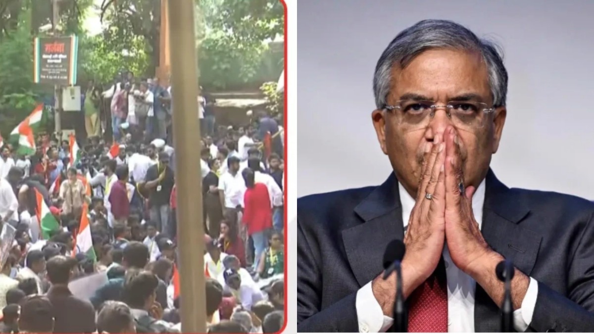 CJP Protest: 'ग्यानू काका राजीनामा द्या.. राजीनामा द्या...', शिवाजी पार्कवर जोरदार घोषणाबाजी