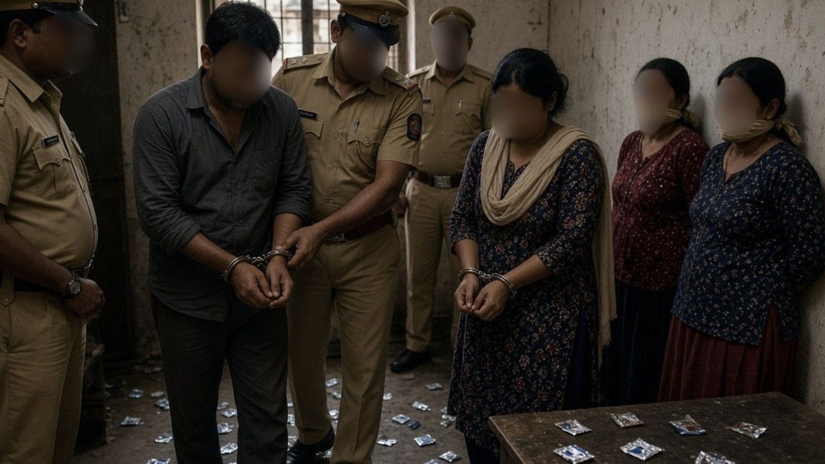लातूर: खोलीत वेश्याव्यावसायाचं रॅकेट, पोलिसांचा छापा अन् आढळली कंडोमची पाकिटे