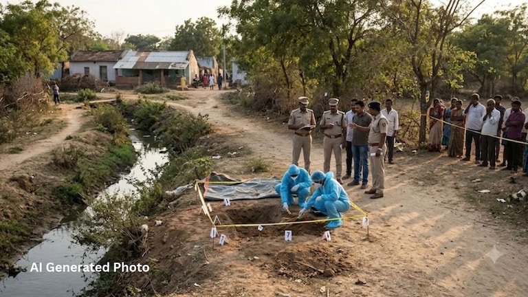 अनैतिक संबंधात अडथळा, आईने प्रियकराच्या मदतीने 2 वर्षीय चिमुरडीला संपवलं Telangana Crime News