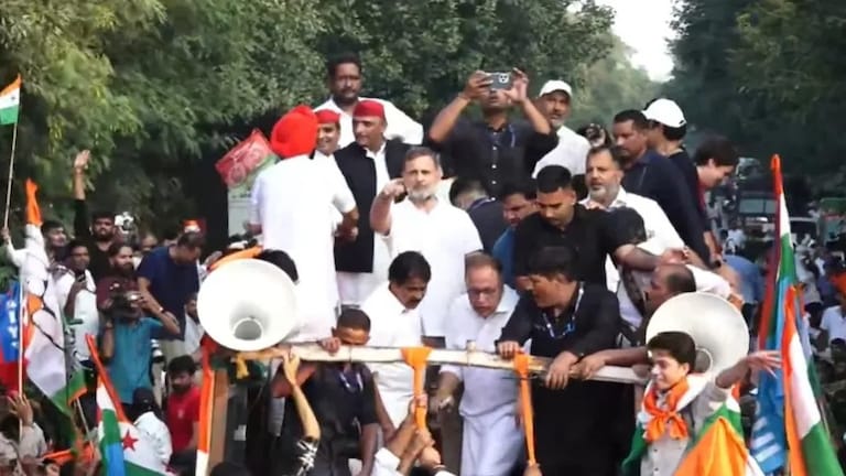 मोदी सरकारला दररोज नवनवे धक्के देण्याचं राहुल गांधींचं प्लॅनिंग, पाहा आज काय सुरुय! india bloc march supreme court meet cji congress rahul gandhi cec gyanesh kumar modi government