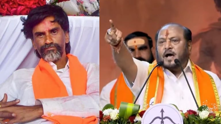 '%$#खोर, सा& माणूस.. बाथरूममध्ये जाऊन गुपचूप खातोस, तुझी औकात काय?', रामदास कदम जरांगेंवर संतापले shinde shiv sena leader ramdas kadam warning manoj jarange eknath shinde 500 crore controversy