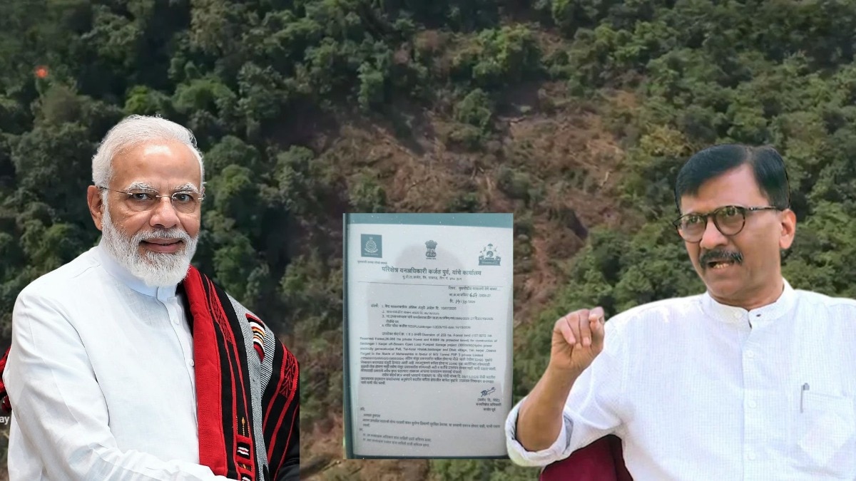 "मोदी येण्यापूर्वी भीमाशंकरची सर्व झाडे तोडा", राऊतांनी वनअधिकाऱ्यांचं पत्रच समोर आणलं
