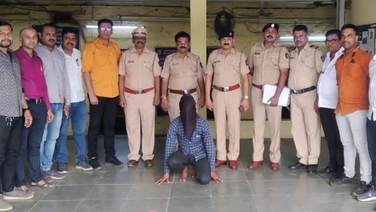 दरोडेखोर पोलिसाच्या हातालाच चावला, फटकामार चोराला शिताफिनं पकडलं Mumbai Tak