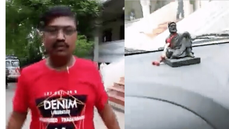 गाडीतील शिवरायांची मुर्ती पाहून पुढे जाऊ दिले नाही; तिरुपती बालाजीच्या चेकपोस्टवरती नेमकं काय घडलं? Mumbai Tak