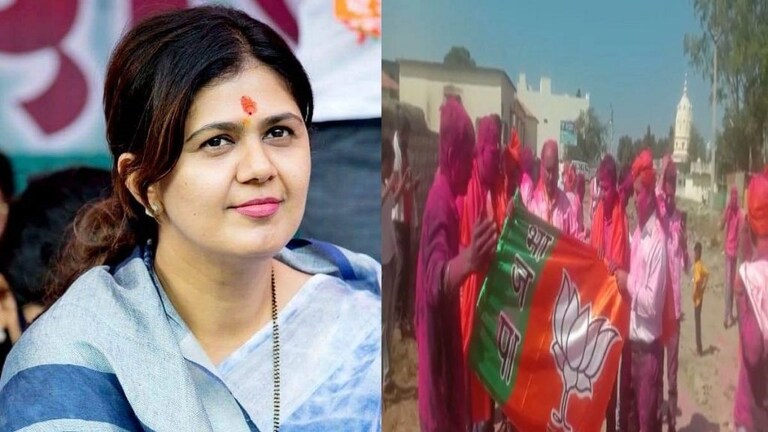 बीड : नगरपंचायत निवडणुकीत पंकजा मुंडेंचा धनंजय मुंडेंना धोबीपछाड Mumbai Tak