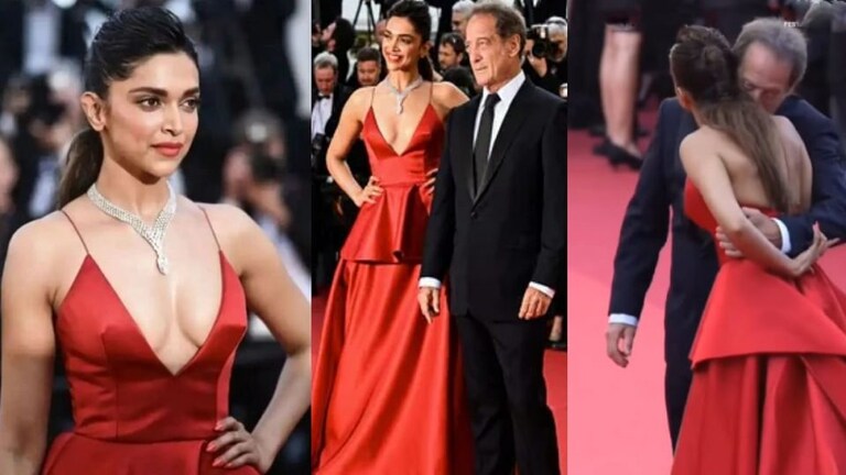 कान्समध्ये दीपिकासोबत घडलं असं काही, दीपिकाला रेड कार्पेटवर पाहताच एक व्यक्ती करू लागला किस..अवघडली दीपिका … Mumbai Tak