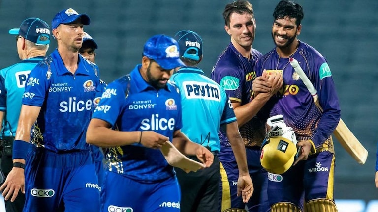 IPL 2022 : मुंबईची घसरगुंडी सुरुच, पॅट कमिन्सच्या फटकेबाजीमुळे KKR चा ५ विकेट्सने विजय Mumbai Tak