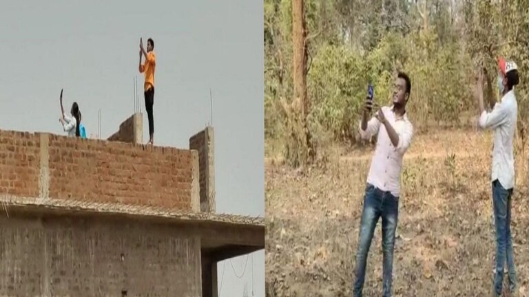 कधी छतावर तर कधी जंगलात, ऑनलाईन परीक्षा देणाऱ्यांची तारेवर कसरत Mumbai Tak