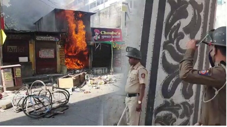 Maharashtra violence : अमरावतीत पुन्हा हिसेंचा भडका; दगडफेक-जाळपोळ, संचारबंदी लागू Mumbai Tak