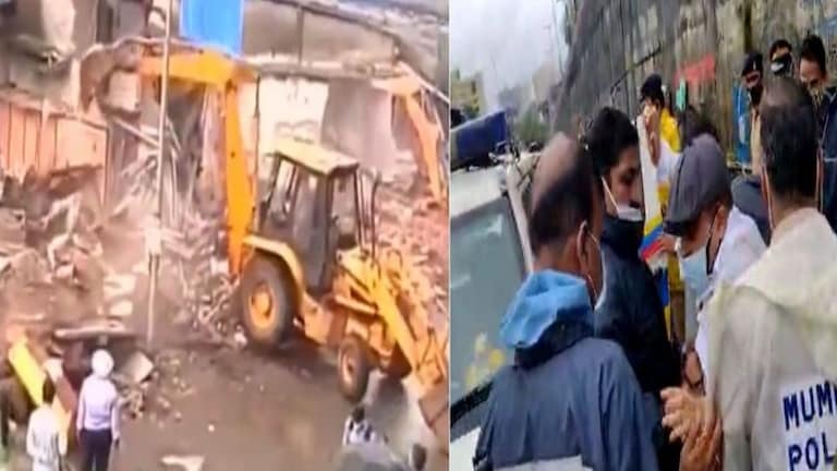 मालाडमध्ये मेट्रोच्या कामासाठी झोपड्या पाडल्या, विरोध करणारे BJP MLA अतुल भातखळकरांना अटक Mumbai Tak