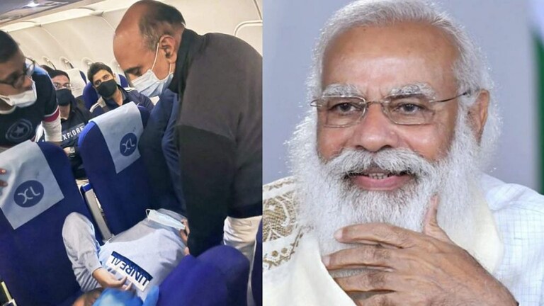 विमानातील प्रवाशासाठी भागवत कराड ठरले देवदूत; मोदींनी केलं तोंडभरून कौतुक Mumbai Tak