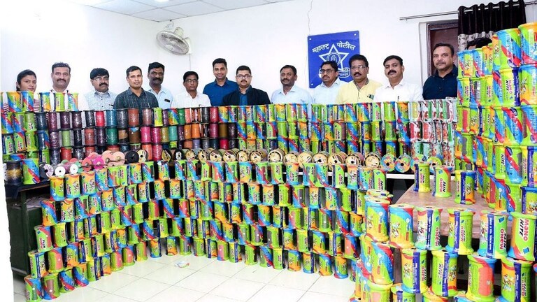नायलॉन मांज्याची विक्री करणाऱ्यांविरुद्ध नागपूर पोलिसांची कारवाई, १६ लाखांचा मुद्देमाल केला जप्त Mumbai Tak