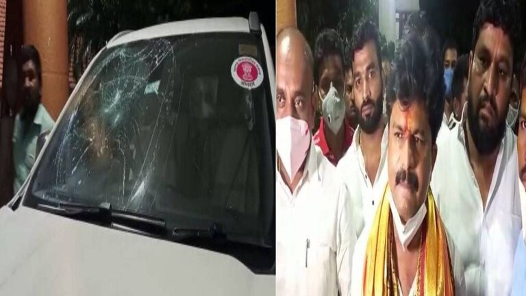 सोलापूर : आमदार गोपीचंद पडळकरांच्या गाडीवर दगडफेक, घोंगडी बैठकीवरुन परतताना झाला हल्ला Mumbai Tak