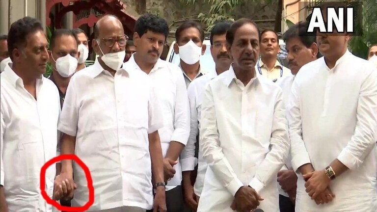 पवारांच्या हातात हात,चंद्रशेखर राव यांच्या दौऱ्यात सिंघमचा ‘जयकांत शिक्रे’ ठरला चर्चेचा विषय Mumbai Tak