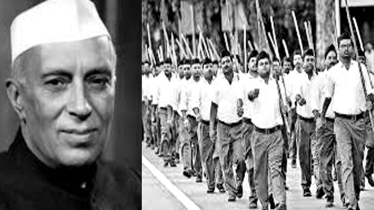 पंडित नेहरूंच्या निमंत्रणानंतर संघ स्वयंसेवकांनी 26 जानेवारीला राजपथावर केलं होतं संचलन Mumbai Tak