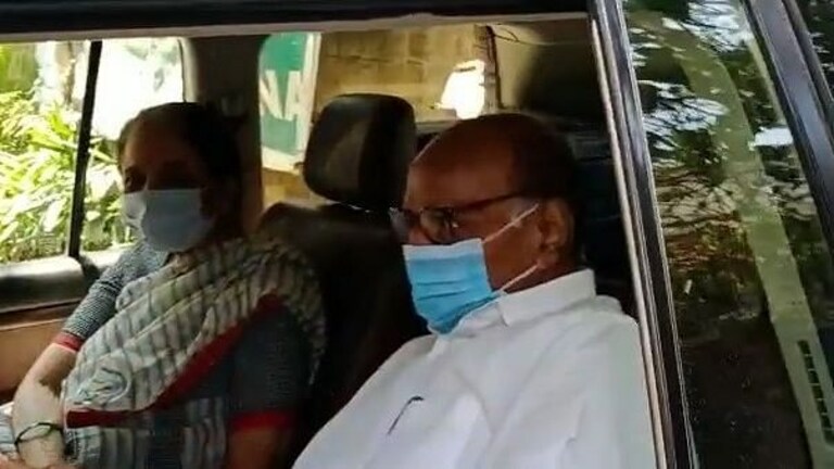 Sharad Pawar यांना ब्रीचकँडी रूग्णालयातून डिस्चार्ज Mumbai Tak