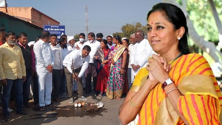 सुप्रिया सुळेंआधीच शिवसैनिकांनी केलं रस्त्याचं भूमिपूजन; शिरूरनंतर पुरंदरमध्ये आघाडीत बिघाडी Mumbai Tak