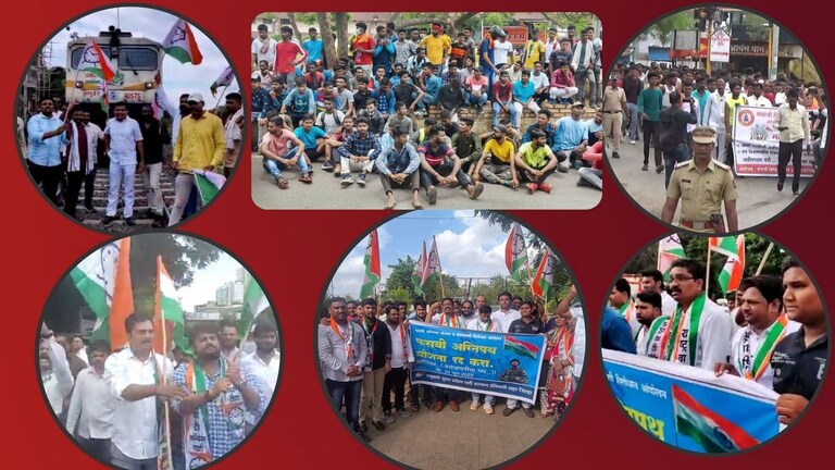 अग्निपथ योजनेविरोधात महाराष्ट्राभर आंदोलन; अनेक संघटना उतरल्या रस्त्यावर Mumbai Tak