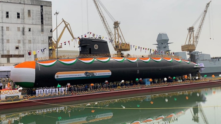 भारतीय नौदलाची ताकद वाढणार ! वागशीर पाणबुडीचा जलावतरण कार्यक्रम संपन्न Mumbai Tak
