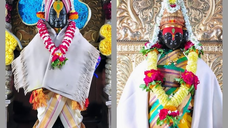 पहावा विठ्ठल! मोक्षदा एकदशीनिमित्त मंदिरात लक्षवेधी सजावट MumbaiTak