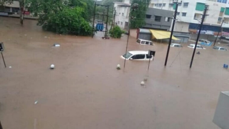 Maharashtra Rain: Satara जिल्ह्यात  पावसाचा धुमाकूळ, कोयना धरणातील पाणीसाठा प्रचंड वाढला; चिपळूण-कराड मार्गावर पाणी Mumbai Tak