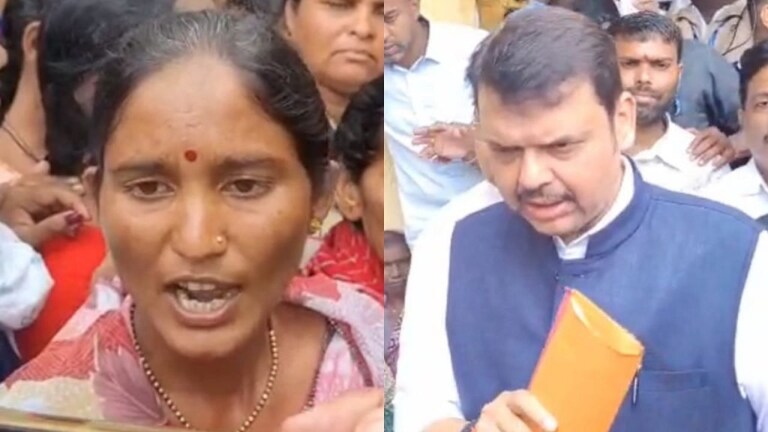 देवेंद्र फडणवीसांना जेंव्हा ग्रामस्थ महिला ठणकावून सांगते ‘कागदावर लिहून द्या…’ Mumbai Tak