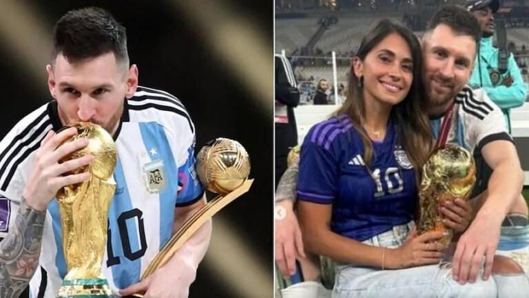 FIFA 2022 : लिओनल मेस्सीचं स्वप्न पूर्ण! विजयानंतर केलं असं काही की सगळे बघतच राहिले Mumbai Tak