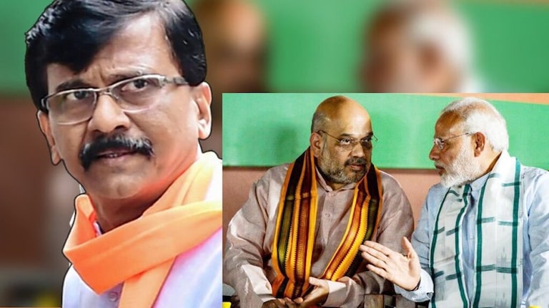 “मोदी, शाहांच्या हिमतीचे बुडबुडे फुटतील”, संजय राऊतांनी चढवला हल्ला Sanjay Raut, MP of Shiv Sena (Uddhav Balasaheb Thackeray) attacks on Prime Minister Narendra Modi and Union Home Minister Amit Shah