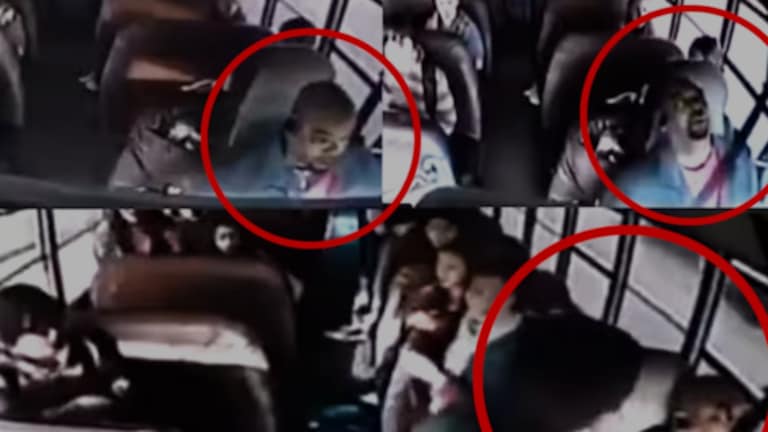 Video:स्कूल बस चालवताना ड्रायव्हरला आला हार्ट अटॅक, विद्यार्थ्यांने स्टेअरींग घेतलं हाती… Mumbai Tak