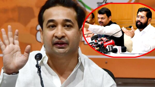 eknath shinde devendra fadnavis had to come together and form the government nitesh rane