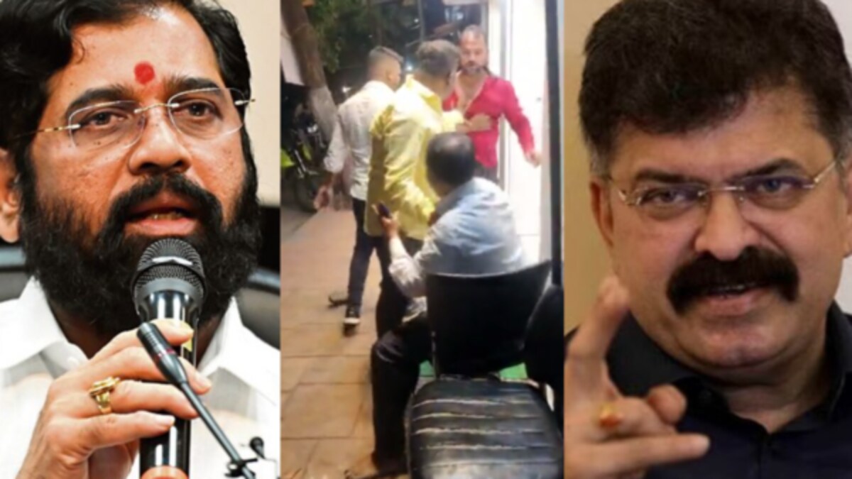 ठाण्यात काँग्रेसच्या नेत्याला एकनाथ शिंदेंच्या कार्यकर्त्यांकडून मारहाण A Congress leader from Thane was beaten up by Shiv Sena office-bearers. Jitendra Awhad has now criticized this case.