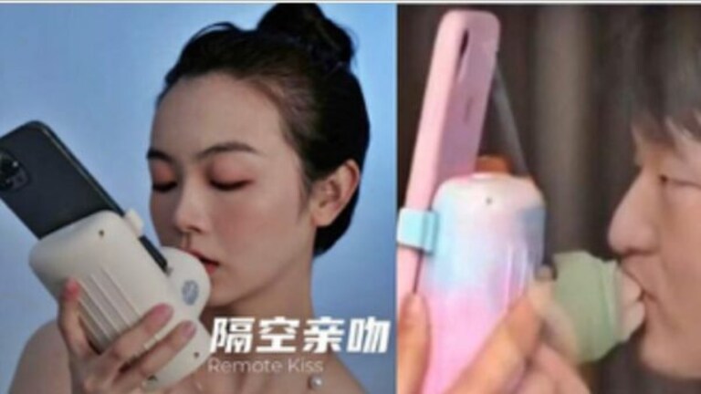 kissing device : लाँग डिस्टन्स पार्टनरला करता येणार किस, मार्केटमध्ये आलाय रिमोट Mumbai Tak