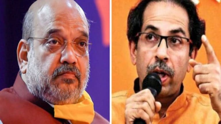 ‘राजकीय स्वार्थासाठी दंगली…’,’सामना’तून अमित शाहांवर टीकास्त्र Shivsena Saamana Editorial criticize Amit Shah on karnataka speech