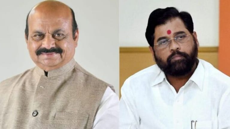 कर्नाटक निवडणुकांच्या तोंडावर सीमावाद पुन्हा चिघळणार? बोम्मईंनी शिंदेंना डिवचलं, दिला इशारा Dispute started between Maharashtra-Karnataka government over Jan Arogya Yojana. Basavaraj Bommai's warning to Shinde government