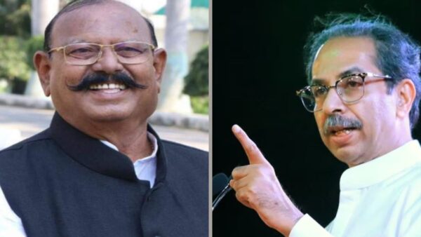 Former Shiv Sena MLA R. O. Patil's statue was unveiled by party chief Uddhav Thackeray at Pachora