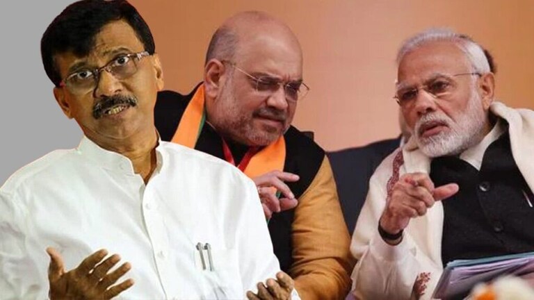 भक्तांचे ‘प्रतिपोलादी पुरुष’ म्हणत अमित शाहांवर शिवसेना (UBT) ची बोचरी टीका shiv sena ubt criticizes amit shah in saamana editorial on jammu kashmir terrorist attack