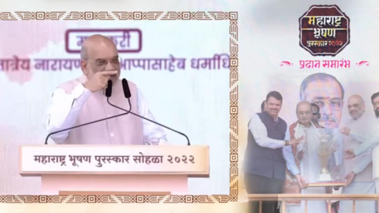 महाराष्ट्र भूषण सोहळा: 12 श्री सदस्यांच्या मृत्यूवर अमित शाहा म्हणाले, माझं मन… maharashtra bhushan award amit shah reacts after almost 24 hours on the death of 12 shri members