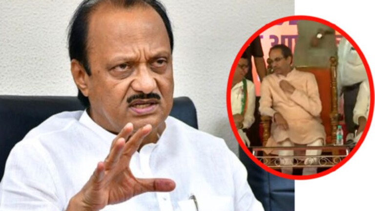 ‘…म्हणून उद्धव ठाकरेंना वेगळी खुर्ची’, अजित पवारांनी खरं काय ते सांगून टाकलं! separate chair for uddhav thackeray in the meeting in chhatrapati sambhajinagar