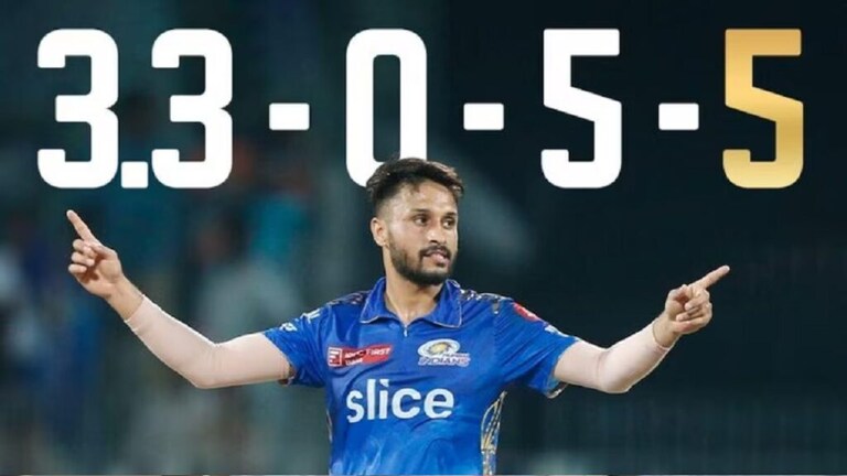 Akash Madhwal :MIचं सेमी फायनलचं तिकीट कापणारा आकाश माधवाल कोण? ipl 2023 who is akash madhwal created history by taking 5 wicket