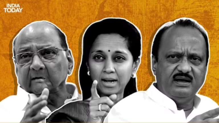 Sharad Pawar : महाराष्ट्रात झाला, आता दुसरा राजकीय भूकंप कोणता? There will be two political earthquakes, one in New Delhi and another in Maharashtra in the next 15 days, Nationalist Congress Party (NCP) leader Supriya Sule had predicted on April 19