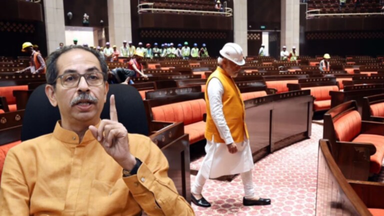 ‘नटवरलाल नावाच्या एका भामट्याने संसद भवन…’, ‘ठाकरें’नी PM मोदींना डिवचलं saamana Editorial : Thackeray faction of shiv sena attacks pm narendra modi over the issue of inauguration of new parliament building.