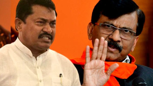 Maharashtra Politics : word war in sanjay raut and nana patole