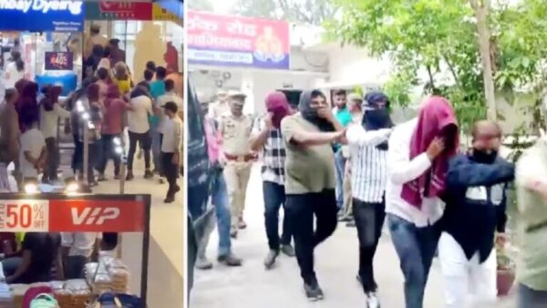 प्रसिद्ध मॉलमध्ये प्रचंड मोठं सेक्स रॅकेट, तरुण-तरूणींना नेण्यासाठी बोलावली थेट बस! ghaziabad-prostitution-racket-pacifiC-mall-100-girls-boys arrested-in-raid
