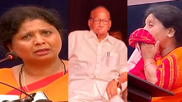 sushma andhare cried in the award ceremony. complaint to sharad pawar about ajit pawar, says as leader of opposition he didn't raised the issue in maharashtra assembly.