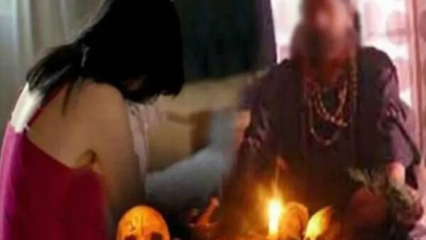tantric baba fearing that a demon entered his body and 8 month continue rape madhya pradesh