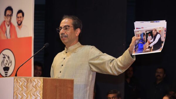 deliberately sat next mehbooba mufti shiv seen ubt chief uddhav thackeray bjp criticizing