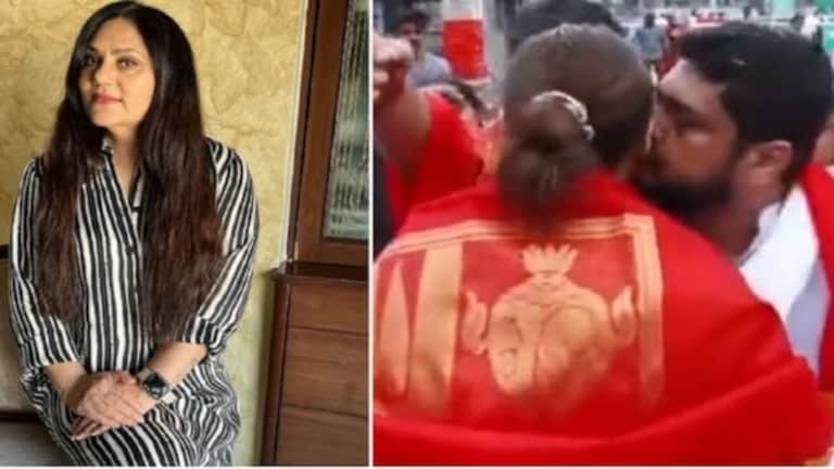 तेव्हा ‘सीता’ बनलेल्या अभिनेत्रीला मिठीही नव्हते मारू शकत, Kiss तर दूरच: दीपिका चिखलिया dipika chikhlia reacts to kriti sanon om raut kiss controversy adipurush prabhas