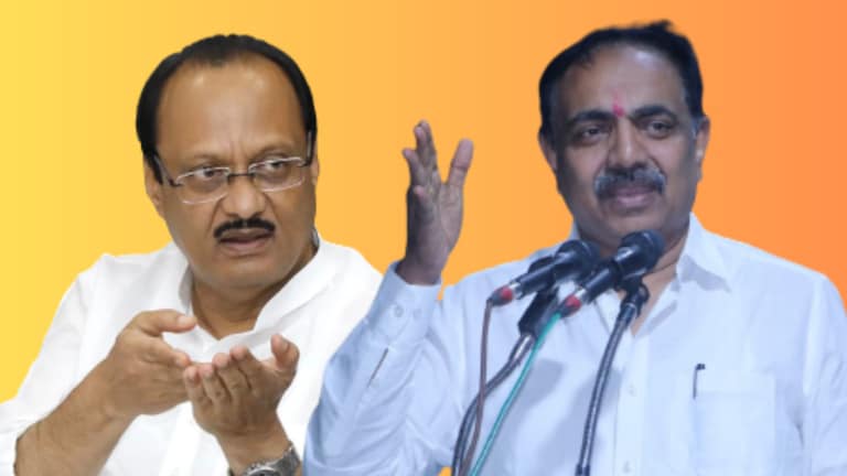 Ajit Pawar: ‘दादांनी माझे महिने मोजलेत..’, जयंत पाटलांनी ‘असा’ काढला अजितदादांना चिमटा! NCP state president Jayant Patil has taunted Ajit Pawar at the party's anniversary event