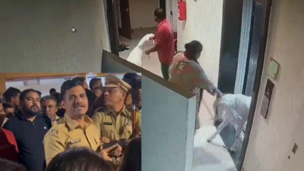 mumbai mira road highrise society two goat brought for bakri eid citizen oppose