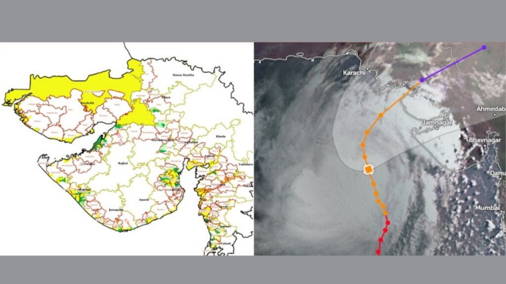 बिपरजॉय चक्रीवादळाचा धोका टळलेला नाही, पाहा Live Tracker मधून क्षणाक्षणांचे अपडेट cyclone biparjoy gujarat coast mumbai live tracker department of meteorology